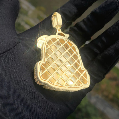 Mochila Blingbling baño en oro adiamantado