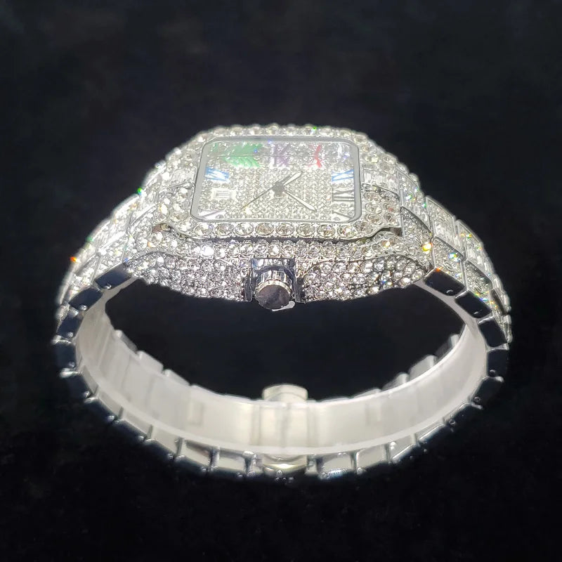 Ice Watch Adiamantado tipo Cartier de Lujo